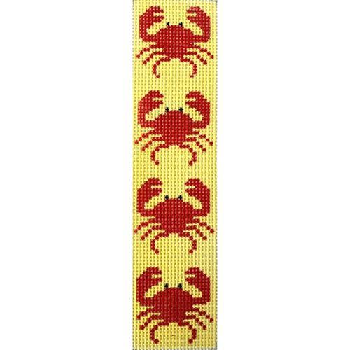 Red Crabs on Yellow Painted Canvas J. Child Designs  - 1