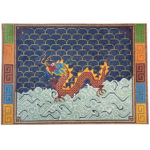 Red Dragon Painted Canvas KCN Designers  - 1