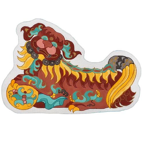 Red Foo Male Painted Canvas Decorations Designs  - 1