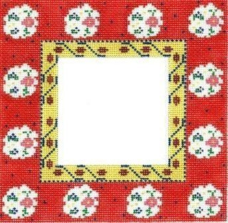 Red Frame Painted Canvas Cooper Oaks Design 
