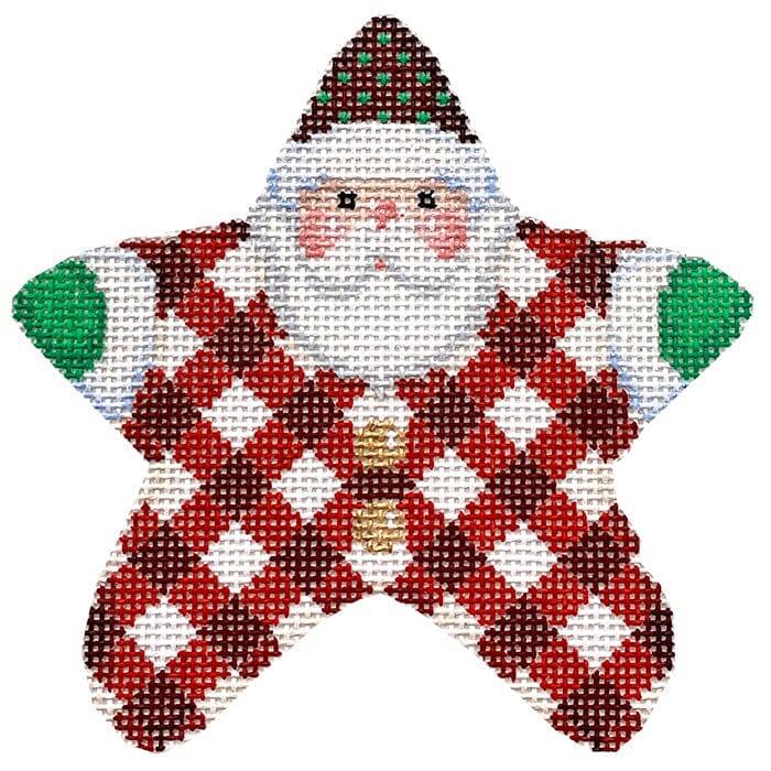 SANTA NEEDLEPOINT ~ Napier ~Vintage Red Santa ~ Vintage Christmas Needlepoint outlets ~ Vintage Santa Canvas ~ Hand Painted ~ Christmas Canvas