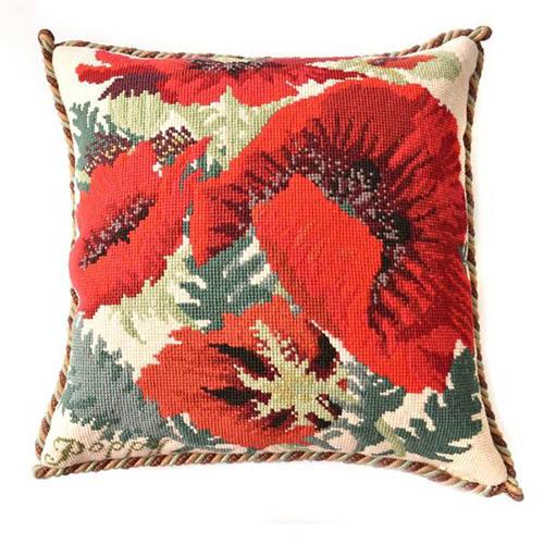 Red Poppy Needlepoint Kit Kits Elizabeth Bradley Design 