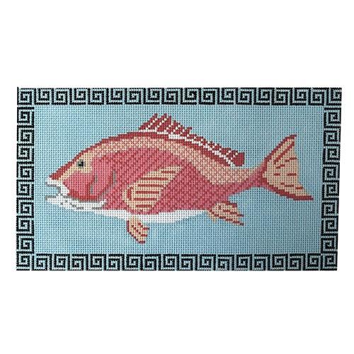 Red Snapper on 13 Painted Canvas PIP & Roo  - 1