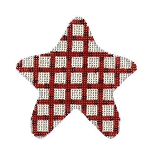 Red Weave Mini Star Painted Canvas Associated Talents 