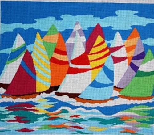 Regatta Painted Canvas The Meredith Collection  - 1