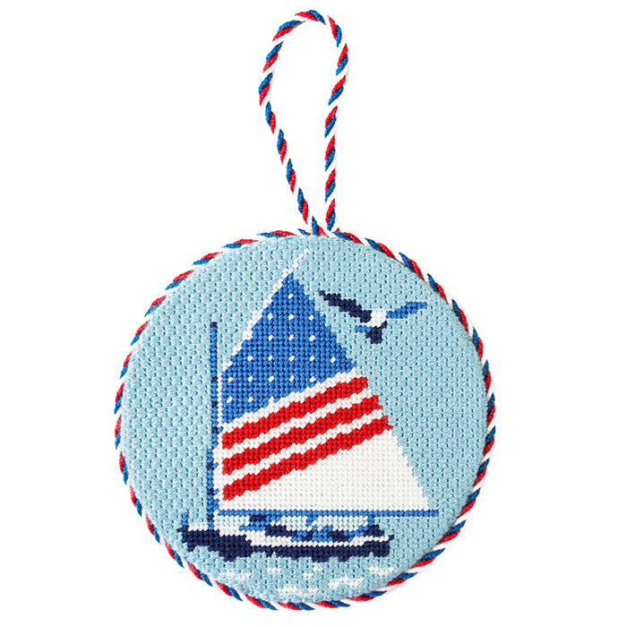 Regatta Round   Sailing Dinghy Kit Kits Needlepoint To Go 

