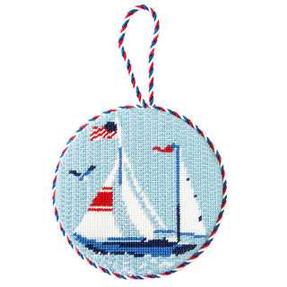 Regatta Round   Sailing Yacht Kit Kits Needlepoint To Go 
