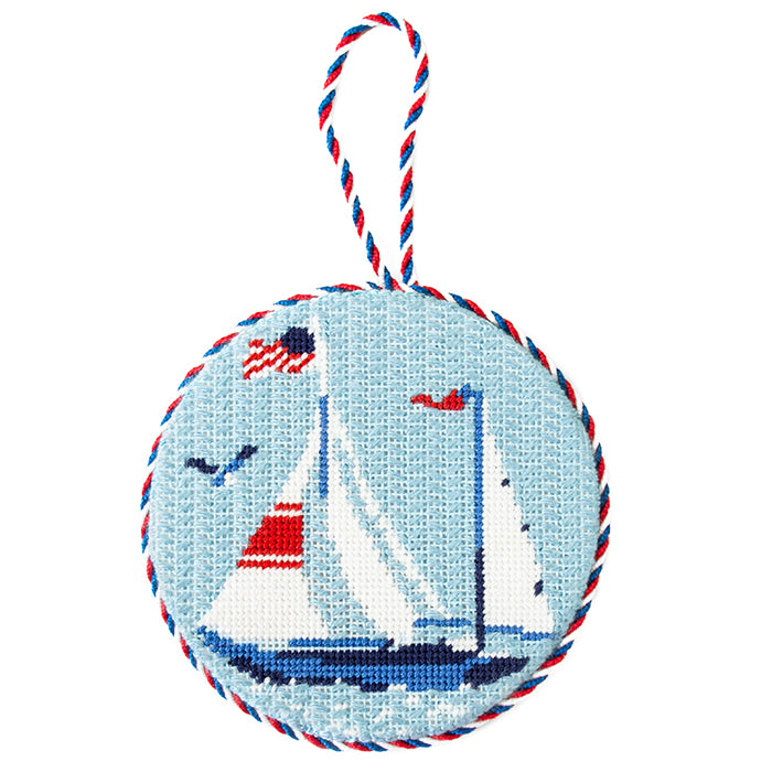 Regatta Round   Sailing Yacht Kit Kits Needlepoint To Go 
