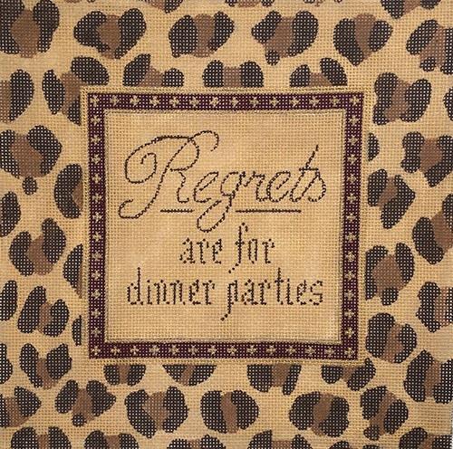 Regrets Painted Canvas Labors of Love Needlepoint  - 1