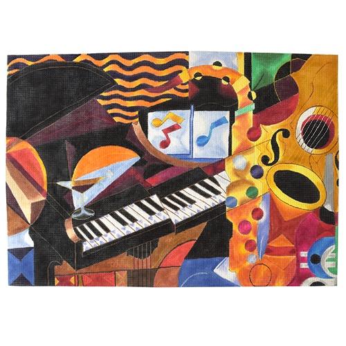 Rhythm II - Piano Painted Canvas PLD Designs 