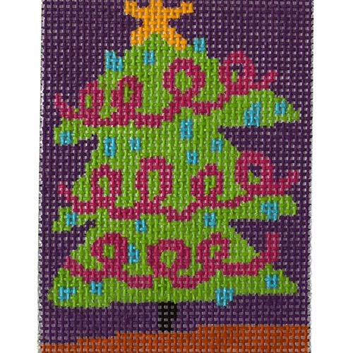 Ribbon Garland Painted Canvas Birds of a Feather  - 1