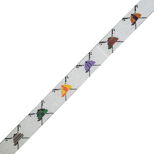 Riding Crop and Hat Belt Painted Canvas The Meredith Collection  - 1