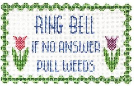 Ring Bell Painted Canvas Cooper Oaks Design  - 1