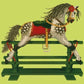 Rocking Horse Needlepoint Kit Kits Elizabeth Bradley Design Pale Lime 
