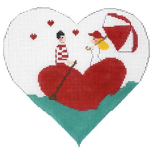 Romance on the High Seas Painted Canvas The Princess & Me  - 1