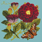 Rose Needlepoint Kit Kits Elizabeth Bradley Design Duck Egg Blue 