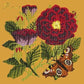 Rose Needlepoint Kit Kits Elizabeth Bradley Design Yellow 