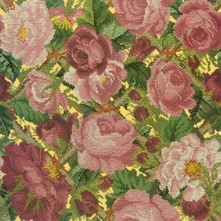 Rose Trellis Needlepoint Kit Kits Elizabeth Bradley Design Sunflower Yellow 
