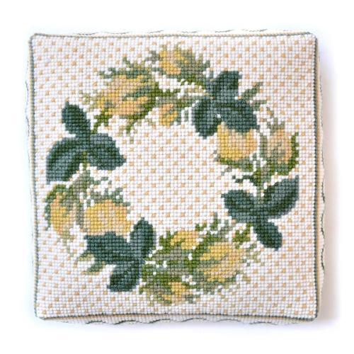 Rosebud Wreath Needlepoint Kit Kits Elizabeth Bradley Design 
