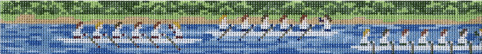 Rowing Belt Painted Canvas Keep Your Pants On  - 1