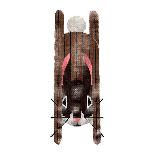 Runny Bunny on 18 Painted Canvas Charley Harper  - 1