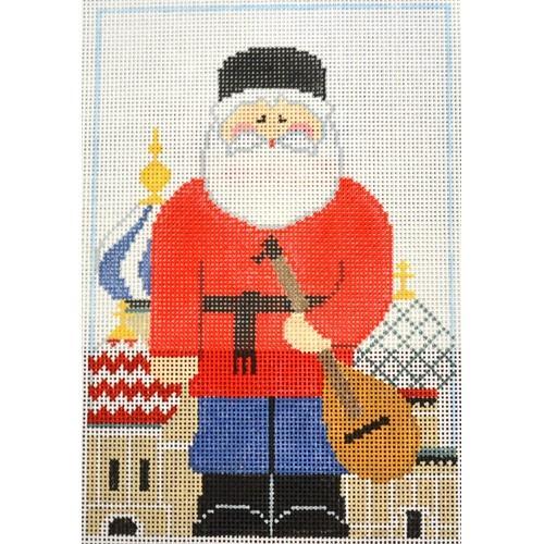 Russian Cossack Santa – Needlepoint.Com