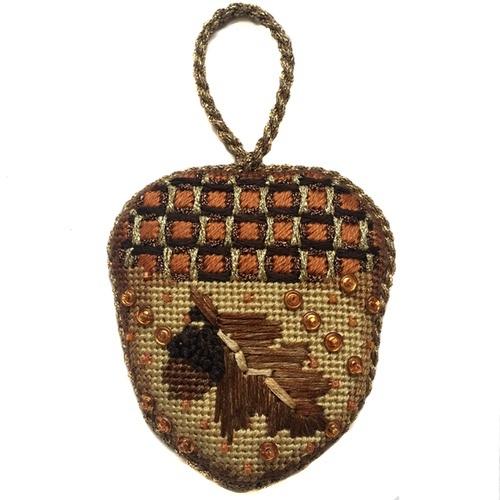 Rust Bamboo Cap / Acorn / Leaf Mini Acorn Painted Canvas Associated Talents 