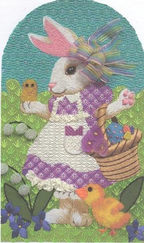 Ruthie Painted Canvas Labors of Love Needlepoint  - 1