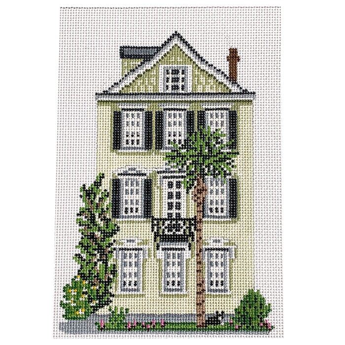 Sage Sister House in Charleston on 13 Painted Canvas Needle Crossings 
