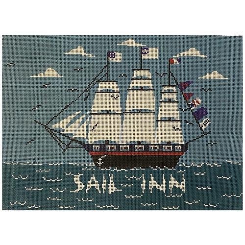 Sail Inn Painted Canvas Cooper Oaks Design  - 1