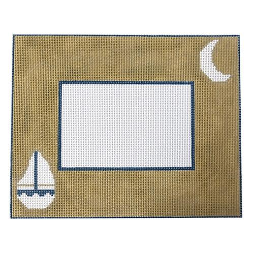 Sailboat Frame Painted Canvas J. Child Designs  - 1