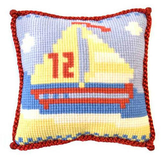 Sailboat Needlepoint Kit Kits Elizabeth Bradley Design 
