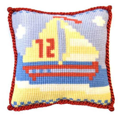 Sailboat Needlepoint Kit Kits Elizabeth Bradley Design 
