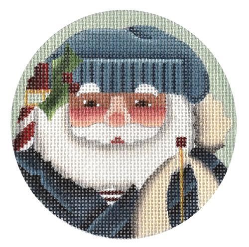 Sailor Santa Ornament Painted Canvas Melissa Shirley Designs 