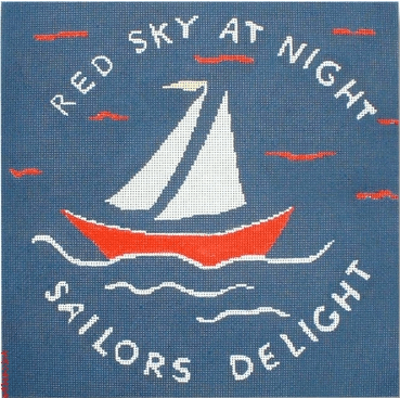 Sailor's Delight Painted Canvas CBK Needlepoint Collections 
