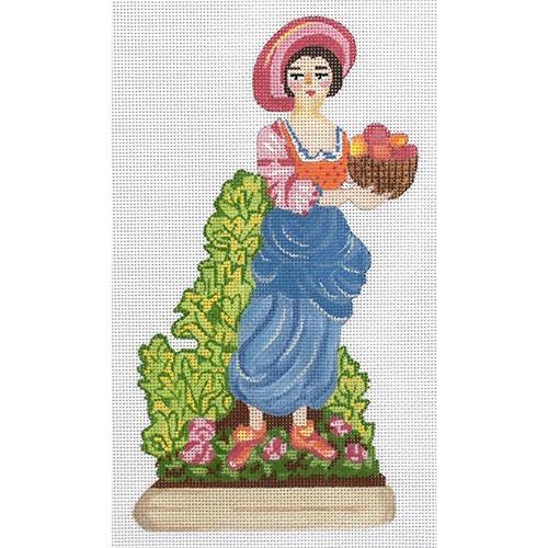 Sally Field Painted Canvas The Plum Stitchery  - 1