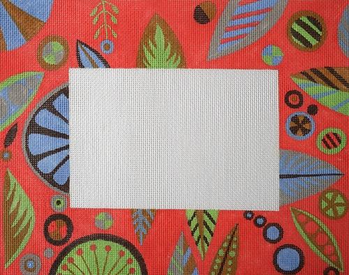 Salmon Frame Painted Canvas Zecca  - 1