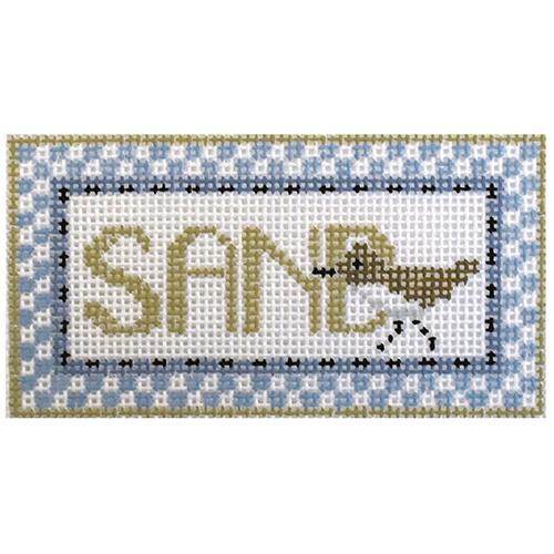 Sand Painted Canvas Kathy Schenkel Designs  - 1