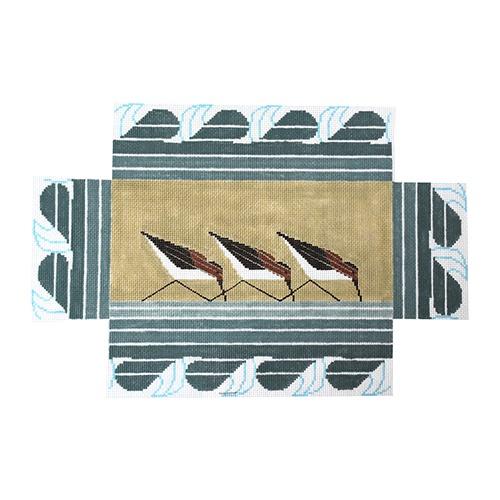 Sanderlings Brickcover Painted Canvas Charley Harper 