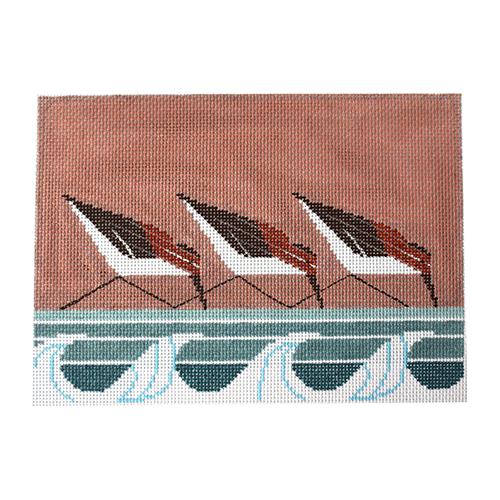 Sanderlings Painted Canvas Charley Harper 