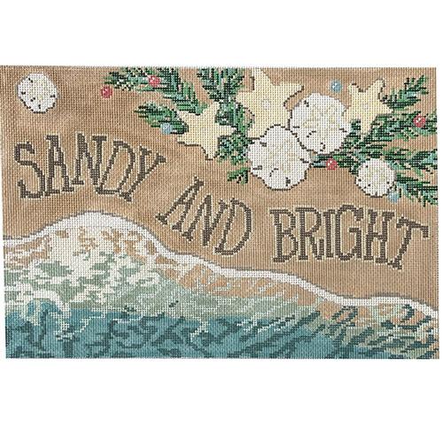 Sandy and Bright Painted Canvas CBK Needlepoint Collections 