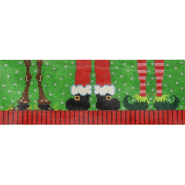 Santa and Staff Painted Canvas The Meredith Collection  - 1