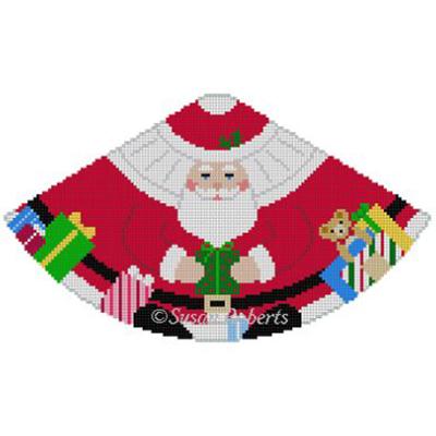 Santa Cone Painted Canvas Susan Roberts Needlepoint Designs Inc. 