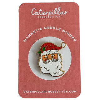 Santa Face Enamel Needleminder Accessories Caterpillar Cross 
