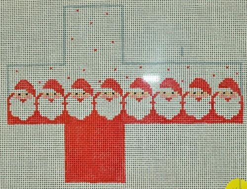 Santa Package Painted Canvas Kathy Schenkel Designs 