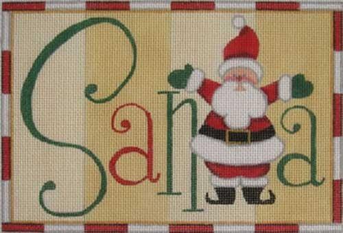 Santa Painted Canvas Raymond Crawford Designs 