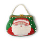 Santa Purse Painted Canvas Kathy Schenkel Designs 