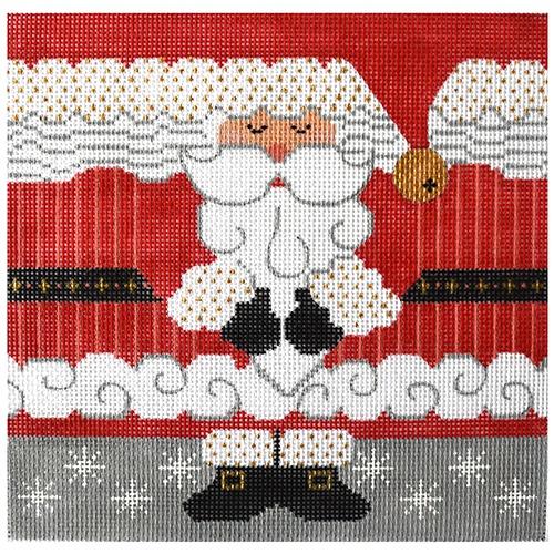 Santa Rollup Medium Painted Canvas Danji Designs 

