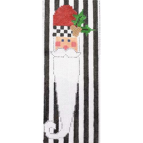 Santa Stripes Painted Canvas The Princess & Me  - 1