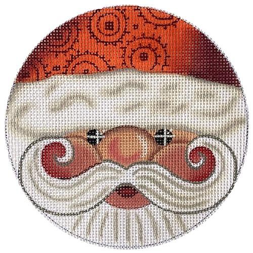 Santa with Star Painted Canvas All About Stitching/The Collection Design 